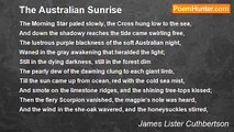 James Lister Cuthbertson - The Australian Sunrise