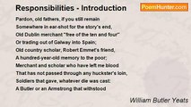 William Butler Yeats - Responsibilities - Introduction