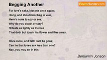 Benjamin Jonson - Begging Another