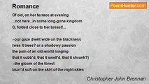 Christopher John Brennan - Romance