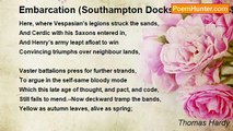 Thomas Hardy - Embarcation (Southampton Docks: October, 1899)