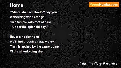 John Le Gay Brereton - Home