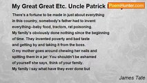 James Tate - My Great Great Etc. Uncle Patrick Henry