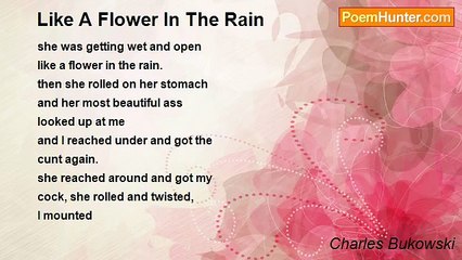 Charles Bukowski - Like A Flower In The Rain