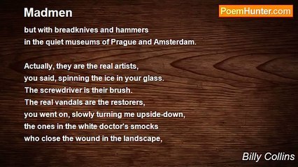 Billy Collins - Madmen