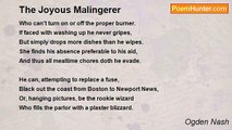 Ogden Nash - The Joyous Malingerer