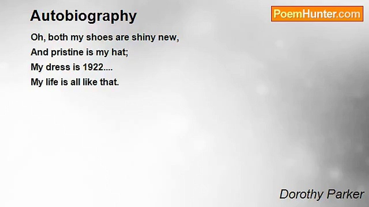 Dorothy Parker - Autobiography