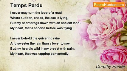 Dorothy Parker - Temps Perdu