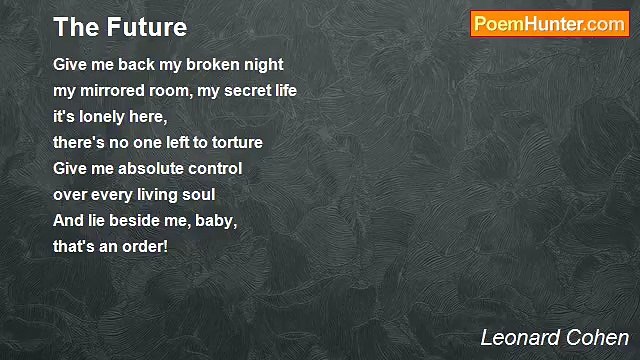 Leonard Cohen - The Future