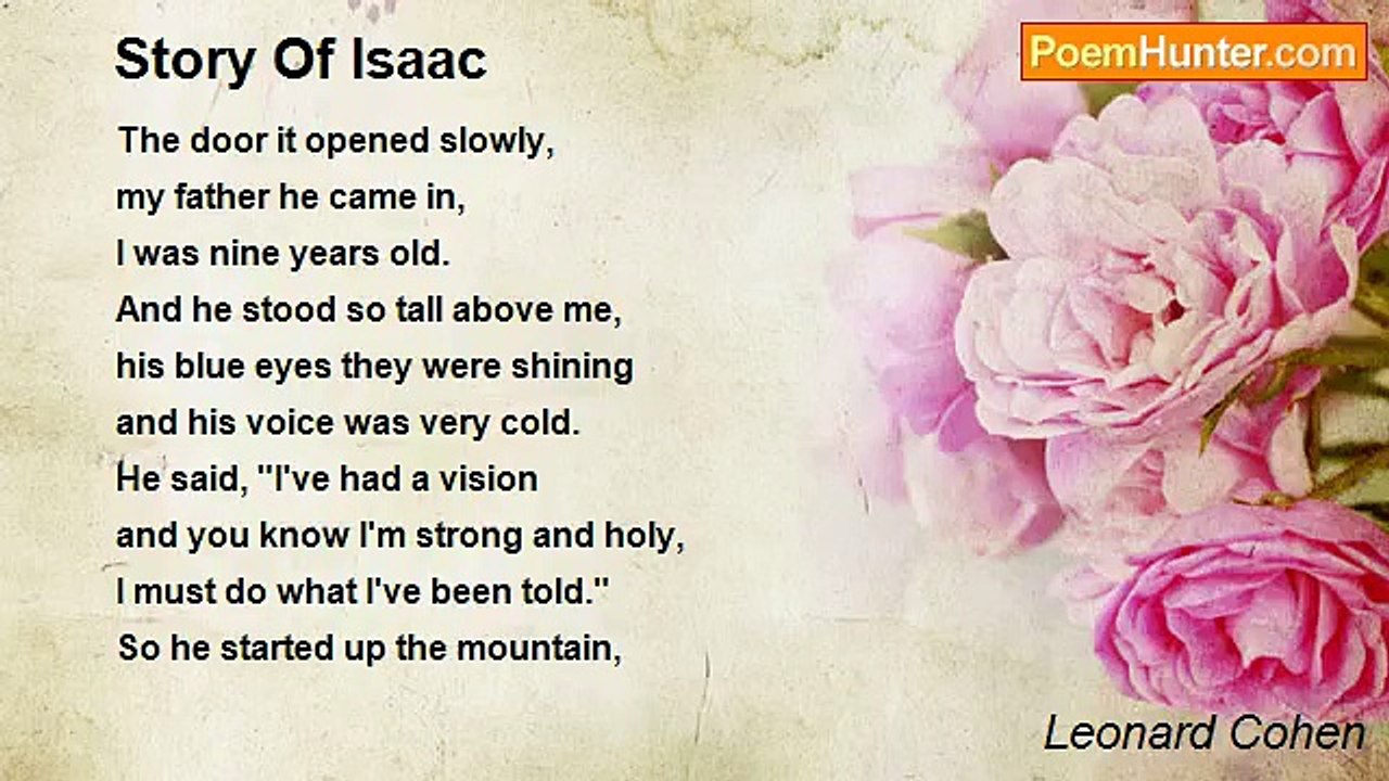Leonard Cohen - Story Of Isaac