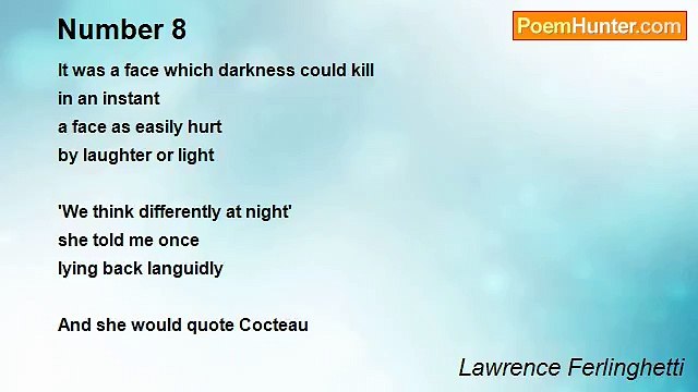 Lawrence Ferlinghetti - Number 8