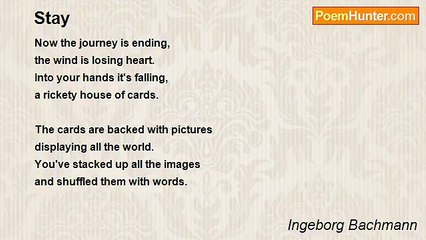 Ingeborg Bachmann - Stay