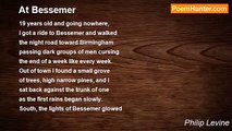 Philip Levine - At Bessemer