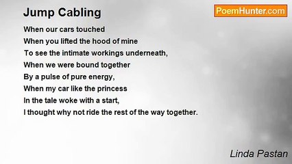 Linda Pastan - Jump Cabling