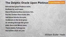 William Butler Yeats - The Delphic Oracle Upon Plotinus
