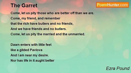 Ezra Pound - The Garret