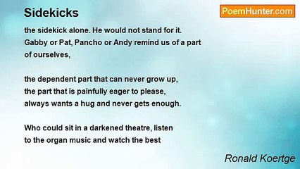 Ronald Koertge - Sidekicks