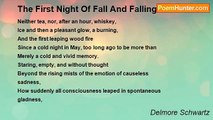 Delmore Schwartz - The First Night Of Fall And Falling Rain