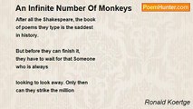 Ronald Koertge - An Infinite Number Of Monkeys