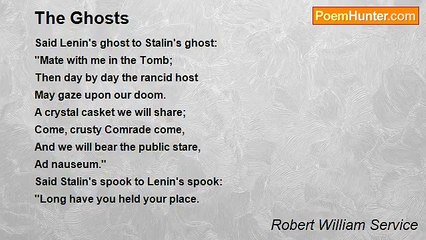 Robert William Service - The Ghosts