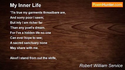 Robert William Service - My Inner Life