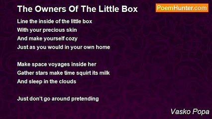 Vasko Popa - The Owners Of The Little Box