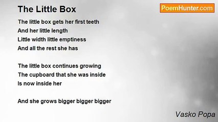 Vasko Popa - The Little Box