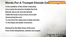 Delmore Schwartz - Words For A Trumpet Chorale Celebrating The Autumn