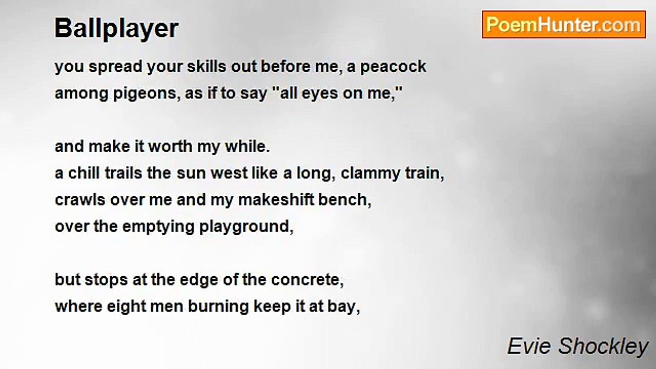 Evie Shockley - Ballplayer