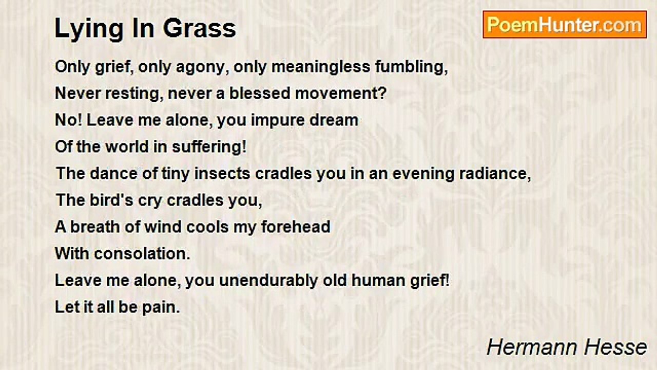 Hermann Hesse - Lying In Grass