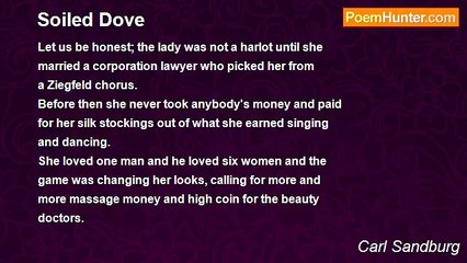 Carl Sandburg - Soiled Dove