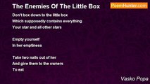 Vasko Popa - The Enemies Of The Little Box