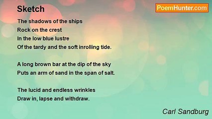 Carl Sandburg - Sketch