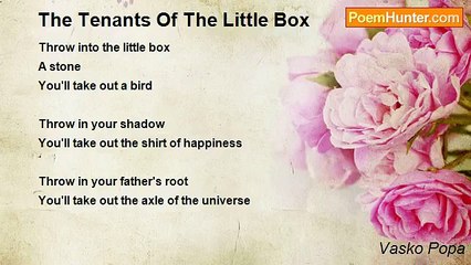Vasko Popa - The Tenants Of The Little Box