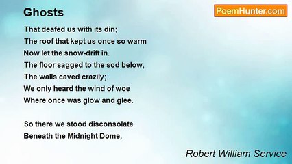 Robert William Service - Ghosts