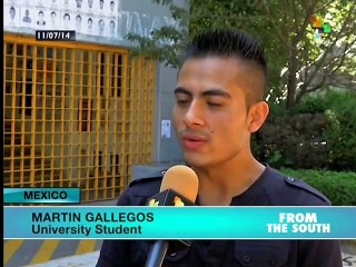 From The South - 72h student strike underway in Mexico