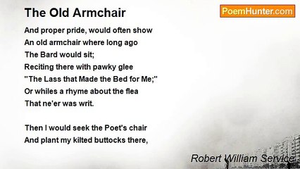 Robert William Service - The Old Armchair
