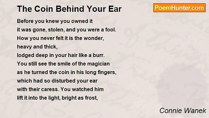 Connie Wanek - The Coin Behind Your Ear