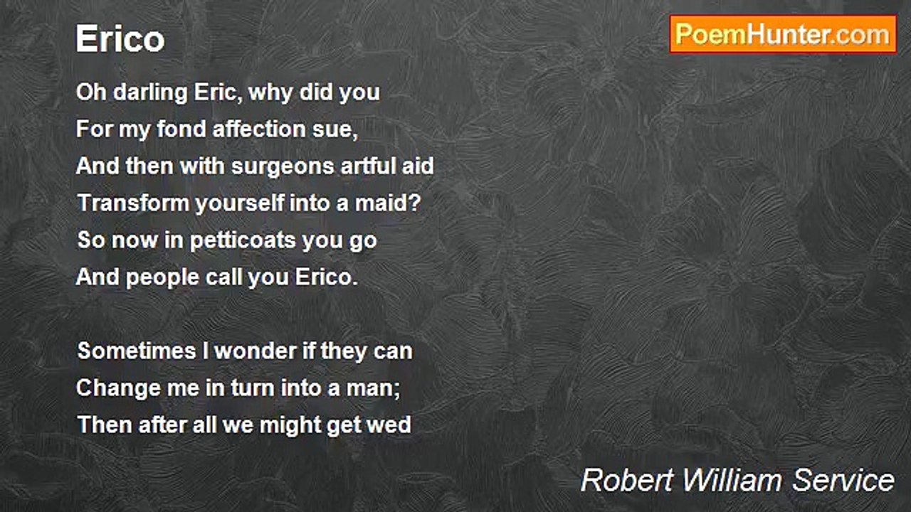 Robert William Service - Erico