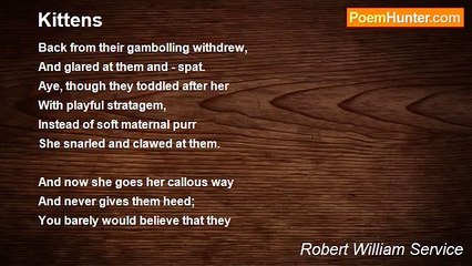 Robert William Service - Kittens