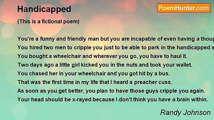 Randy Johnson - Handicapped
