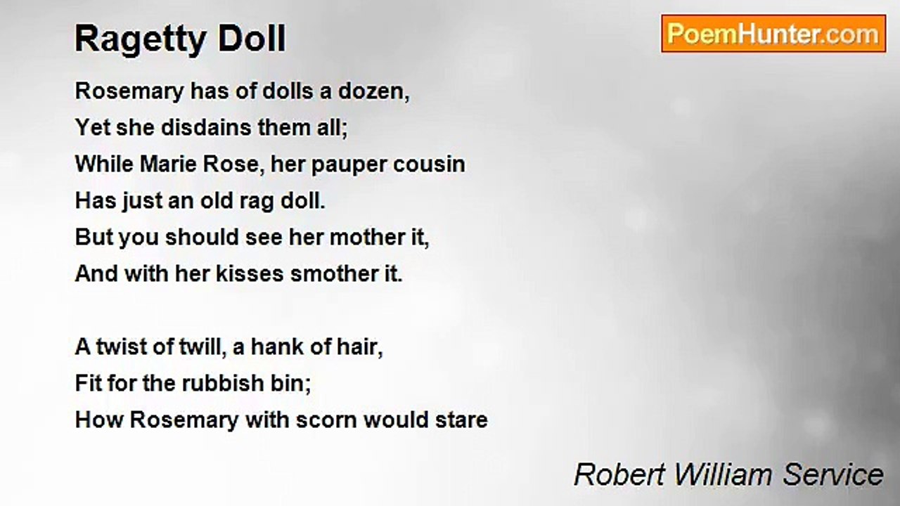 Robert William Service - Ragetty Doll