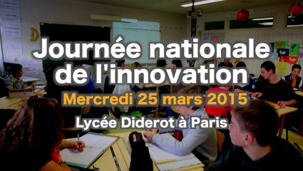 Appel à projet - Journée nationale de l'innovation 25 mars 2015 - Lycée Diderot Paris #eduinov