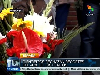 Sociedad cientifica española rechaza recortes en investigación