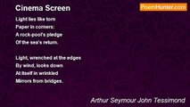 Arthur Seymour John Tessimond - Cinema Screen