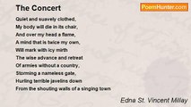 Edna St. Vincent Millay - The Concert