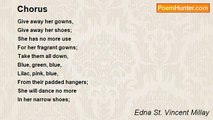 Edna St. Vincent Millay - Chorus