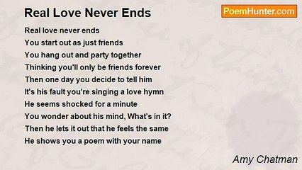 Amy Chatman - Real Love Never Ends