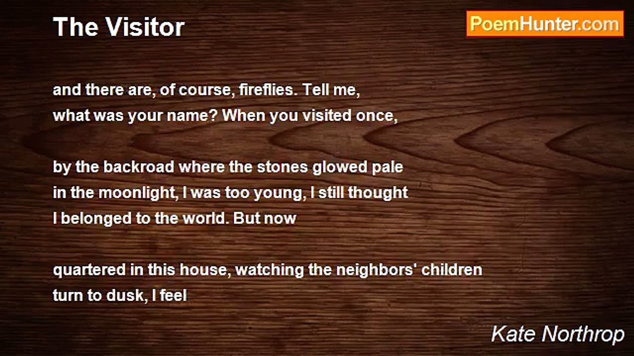 Kate Northrop - The Visitor