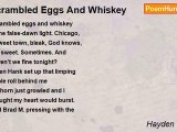 Hayden Carruth - Scrambled Eggs And Whiskey
